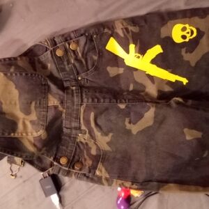 Camouflage Jumpsuit with Yellow Accents By Movement